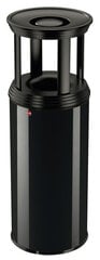 Пепельница Hailo ProfiLine Safe Plus XL с мусорным баком, огнестойкая, 2.8 + 45 л, черная цена и информация | Уличные контейнеры, контейнеры для компоста | pigu.lt
