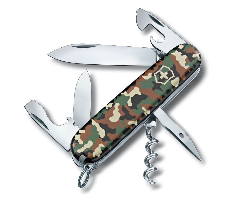 VICTORINOX Lenktinis Peilis Spartan цена и информация | Turistiniai peiliai, daugiafunkciniai įrankiai | pigu.lt