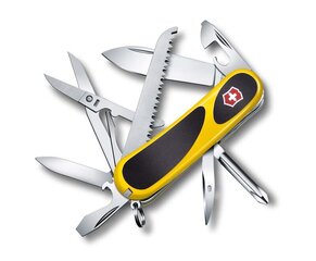 Lenktinis peilis Victorinox Evolution Grip S18 kaina ir informacija | Turistiniai peiliai, daugiafunkciniai įrankiai | pigu.lt