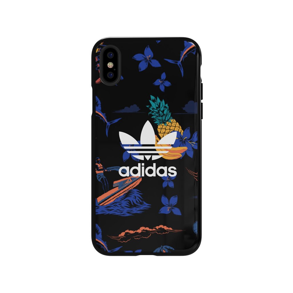 Dėklas Adidas skirtas iPhone X / Xs, juoda kaina ir informacija | Telefono dėklai | pigu.lt