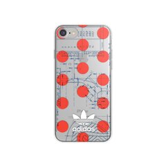 Adidas OR Clear Case 70S iPhone SE 2020| 6|6s|7|8 | SE 2022 czerwony|red 28494 цена и информация | Чехлы для телефонов | pigu.lt