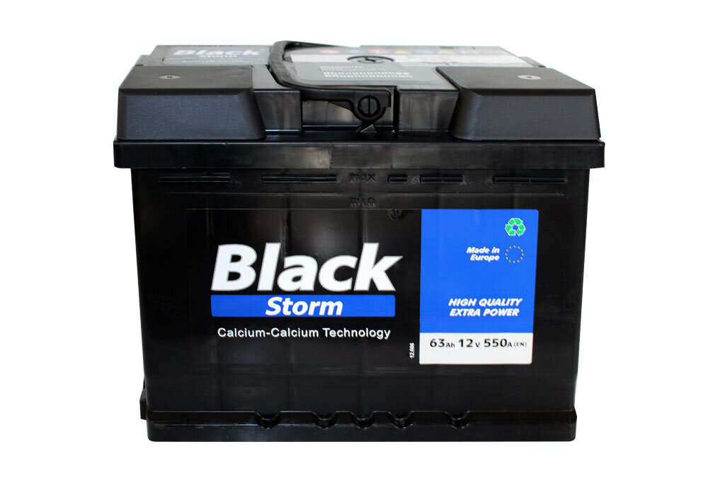 Akumuliatorius BLACK Storm 63Ah 12V kaina ir informacija | Akumuliatoriai | pigu.lt