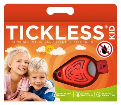 TickLess Kid ультразвуковая подвеска от клещей и блох для людей оранжевая цена и информация | Средства от комаров и клещей | pigu.lt