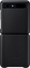 Samsung 61122, skirtas Galaxy Z Flip, juodas kaina ir informacija | Telefono dėklai | pigu.lt