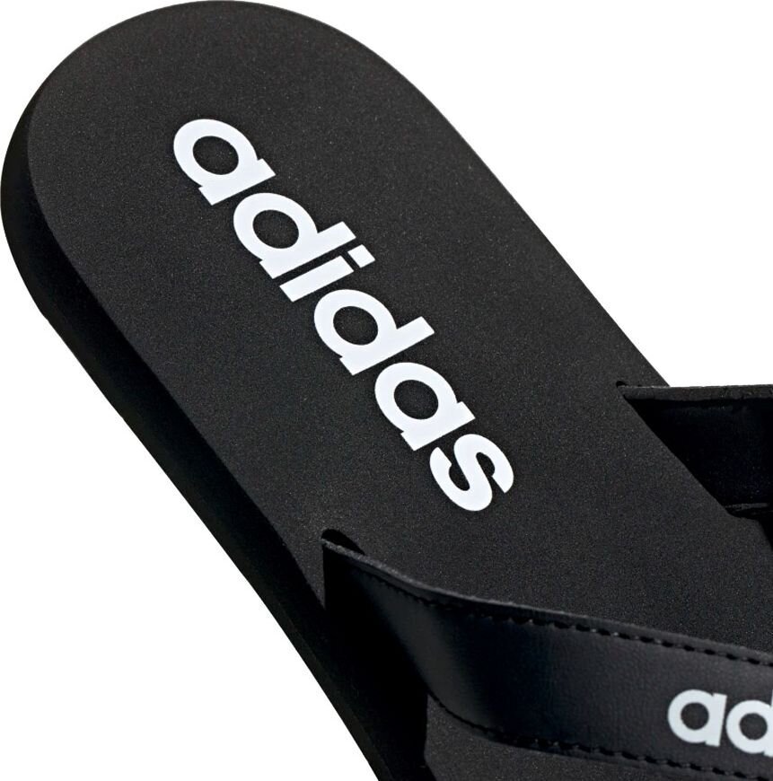 Šlepetės vyrams Adidas Eezay EG2042, juodos цена и информация | Vyriškos šlepetės, basutės | pigu.lt