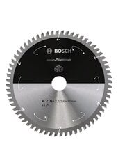 ПИЛА BOSCH STANDARD.ALU 216x30x64z ACCU цена и информация | Шлифовальные машины | pigu.lt