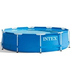 Каркасный бассейн Intex Metal Frame 305x76 см, без фильтра цена и информация | Бассейны | pigu.lt