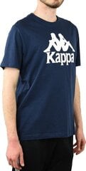 Мужская футболка Kappa Caspar 303910-821, синяя цена и информация | Мужская спортивная одежда | pigu.lt