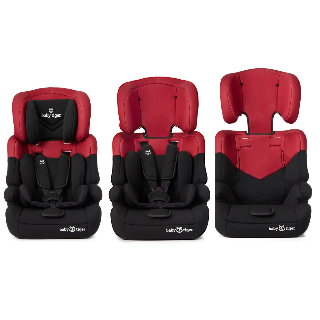 Automobilinė kėdutė Babytiger MALI 9-36 kg, Burgundy kaina ir informacija | Autokėdutės | pigu.lt