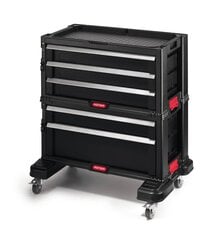 Ящик для инструментов с 5 ящиками на колесах Drawers Tool Chest Set цена и информация | Ящики для инструментов, держатели | pigu.lt