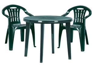 Садовый стул Mallorca, темно-зеленый цена и информация | Садовые стулья, кресла, пуфы | pigu.lt