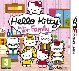 Hello Kitty: Happy Happy Family, Nintendo 3DS kaina ir informacija | Kompiuteriniai žaidimai | pigu.lt