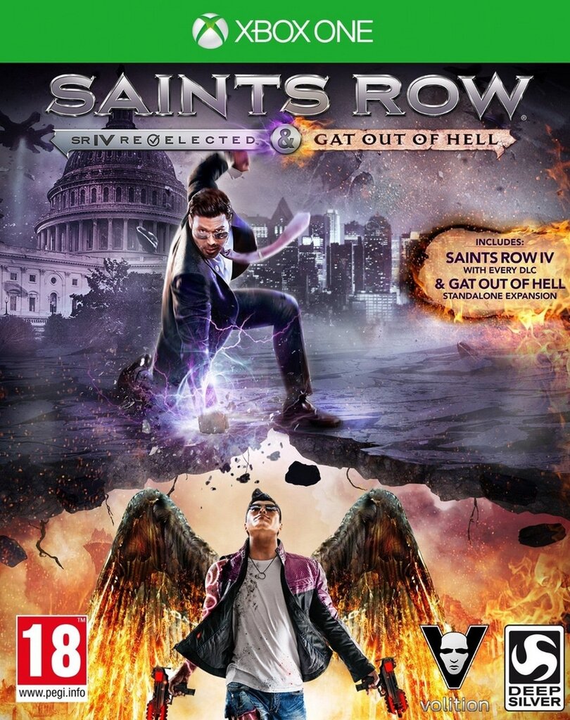 Компьютерная игра Xbox One Saints Row IV_ Re-Elected and Gat Out of Hell  цена | pigu.lt