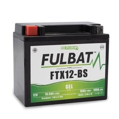 Аккумулятор FULBAT FTX12-BS, 10 Aч 180 A EN 12В цена и информация | Мото аккумуляторы | pigu.lt