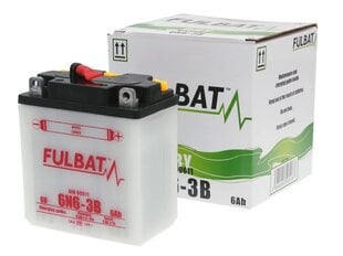 Аккумулятор Fulbat 6N6-3B, 6,3 Ач 50 А EN 6В цена и информация | Мото аккумуляторы | pigu.lt