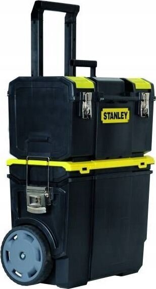 Įrankių dėžė Stanley Fatmax FMST81083-1 StepStool Toolbox, juoda ir geltona kaina ir informacija | Įrankių dėžės, laikikliai | pigu.lt