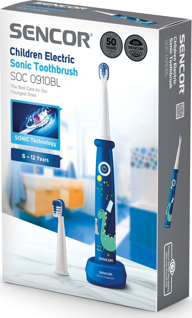 Sencor SOC 0910BL kaina ir informacija | Elektriniai dantų šepetėliai | pigu.lt