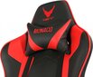 Žaidimų kėdė Omega Varr Monaco, juoda/raudona kaina ir informacija | Biuro kėdės | pigu.lt
