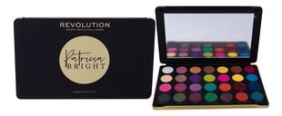 Палитра теней для век Makeup Revolution Revolution*X Patricia Bright Rich in Colour 33.6 г цена и информация | Тушь, средства для роста ресниц, тени для век, карандаши для глаз | pigu.lt