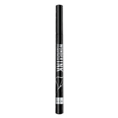 Akių apvadas Rimmel Wonder Ink Eyeliner Black, 1 ml kaina ir informacija | Akių šešėliai, pieštukai, blakstienų tušai, serumai | pigu.lt