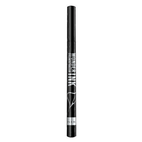 Akių apvadas Rimmel Wonder Ink Eyeliner Black, 1 ml kaina ir informacija | Akių šešėliai, pieštukai, blakstienų tušai, serumai | pigu.lt