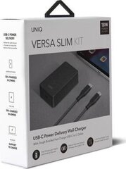 Зарядное устройство UNIQ Versa Slim Power Delivery 18 Вт цена и информация | Зарядные устройства для телефонов | pigu.lt