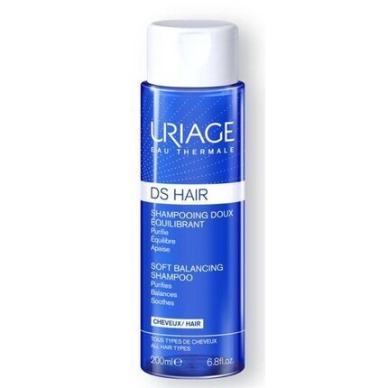 Švelnus valomasis plaukų šampūnas Uriage D.S. Hair Equilibrant 200 ml kaina ir informacija | Šampūnai | pigu.lt