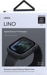 Uniq Lino, Apple Watch Series 4/5 40 мм черные (UNIQ71BLK) цена и информация | Аксессуары для смарт-часов и браслетов | pigu.lt