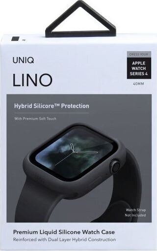 Uniq Lino UNIQ71BLK Black цена и информация | Išmaniųjų laikrodžių ir apyrankių priedai | pigu.lt