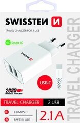 Swissten 22053000 цена и информация | Зарядные устройства для телефонов | pigu.lt