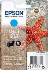 Картридж с оригинальными чернилами Epson 603 Циановый цена и информация | Картриджи для струйных принтеров | pigu.lt