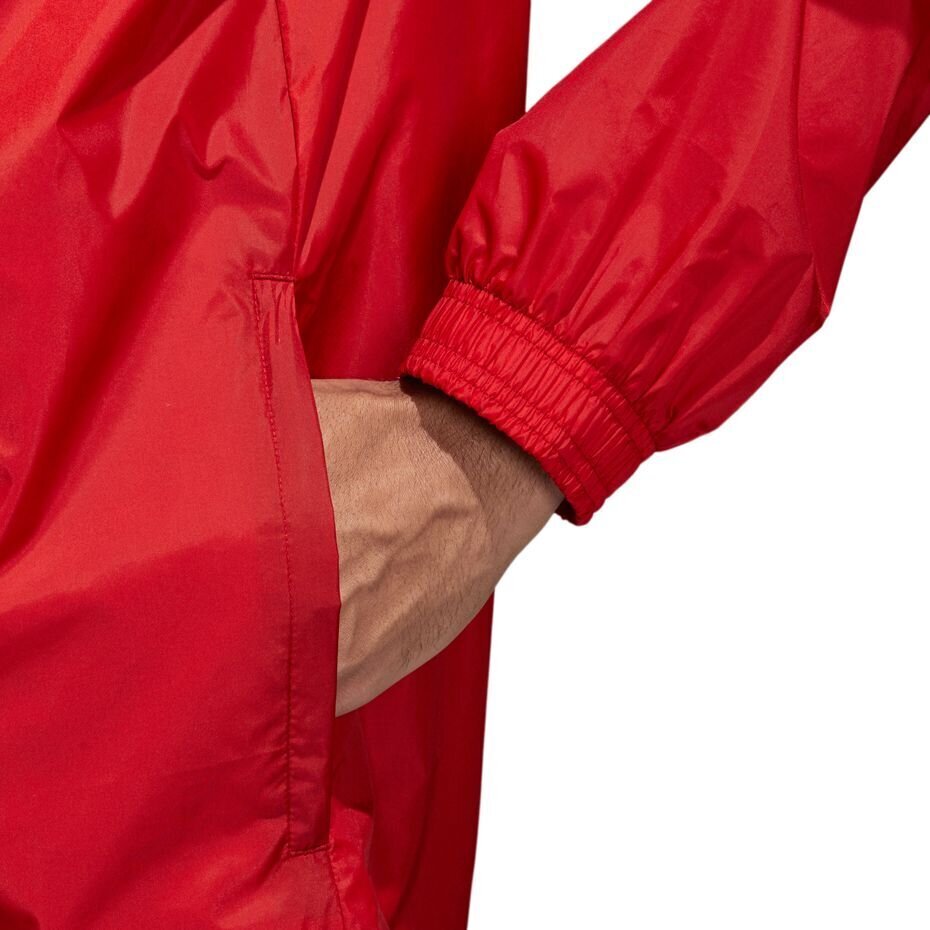 Striukė vyrams Adidas Core 18 Rain M CV3695, raudona цена и информация | Vyriškos striukės | pigu.lt