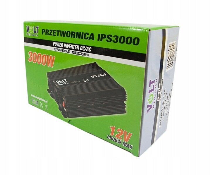 Įtampos keitiklis 12-230 V. IPS 1700W- 3000W kaina ir informacija | Įtampos keitikliai | pigu.lt