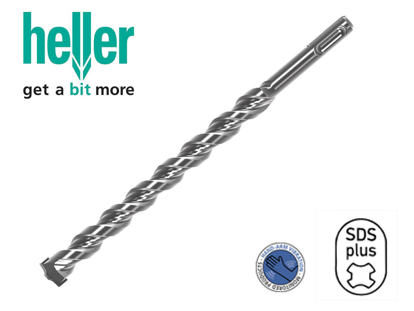 Grąžtas Heller Trijet Professional SDS-Plius 10mm x 210mm kaina ir informacija | Mechaniniai įrankiai | pigu.lt