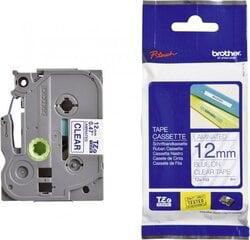 Этикетки P-Touch Brother TZ-E133, 12 мм, синий цена и информация | Аксессуары для принтера | pigu.lt