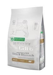 Nature's Protection Superior Care Sensitive Skin&Stomach Lamb Adult Small Breeds pašaras mažų veislių suaugusiems šunims, 1.5kg kaina ir informacija | Nature's Protection Gyvūnų prekės | pigu.lt