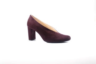 Zomšiniai batai Sala, raudoni kaina ir informacija | Bateliai moterims | pigu.lt