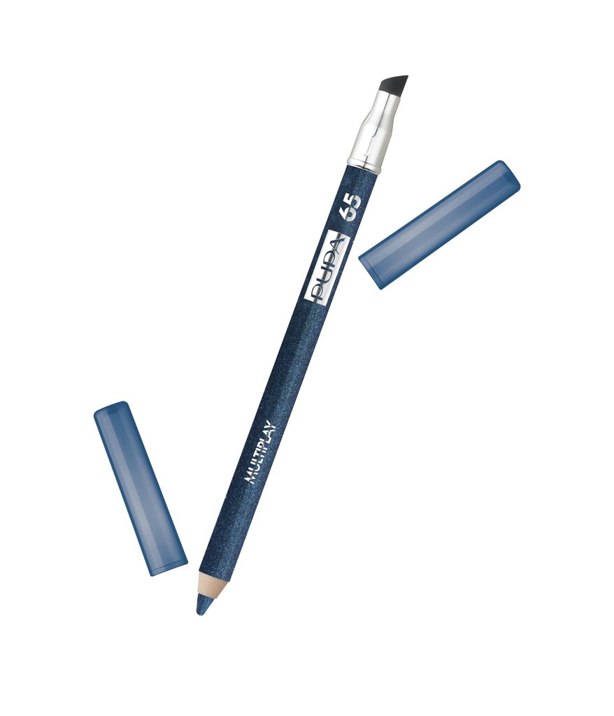 Akių kontūro pieštukas Pupa Multiplay Triple - Purpose 1,2 g, 65 Blue Emotion kaina ir informacija | Akių šešėliai, pieštukai, blakstienų tušai, serumai | pigu.lt