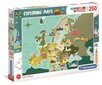Dėlionė Clementoni Super Color 29062 Eurpos žemėlapis su vėliavomis, 250 d. цена и информация | Dėlionės (puzzle) | pigu.lt