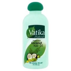 Kokosų aliejus plaukams Dabur Vatika Naturals Coconut Hair Oil, 300 ml цена и информация | Средства для укрепления волос | pigu.lt