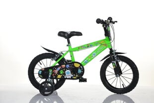 Велосипед детский Bimbo Bike 14 "Boy Cosmos, зеленый цена и информация | Велосипеды | pigu.lt