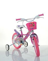 Велосипед детский Bimbo Bike 14 "Girl Butterfly, розовый цена и информация | Велосипеды | pigu.lt