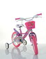 Dviratukas vaikams Bimbo Bike 14" Girl Butterfly, rožinis kaina ir informacija | Dviračiai | pigu.lt