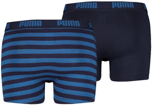 Puma Нижние белье Stripe Blue Navy Blue цена и информация | Мужские трусы | pigu.lt