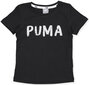 Marškinėliai mergaitėms Puma Alpha Tee G Black цена и информация | Marškinėliai mergaitėms | pigu.lt