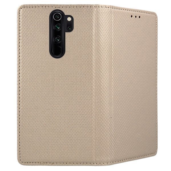 Mocco Smart Magnet Book Case, skirtas Samsung Galaxy S20 Ultra / Samsung Galaxy S11 Plus, auksinis цена и информация | Telefono dėklai | pigu.lt