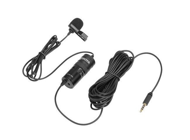 Boya microphone BY-M1 Pro Lavalier цена и информация | Mikrofonai | pigu.lt