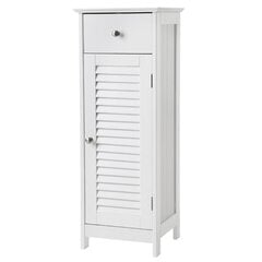 Напольный шкафчик для ванной Songmics 87 см, белый цена и информация | Шкафчики для ванной | pigu.lt