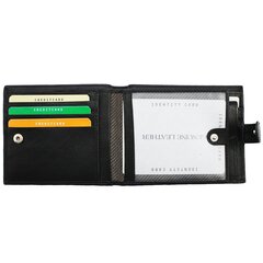 Piniginė Genuine Leather 102BLLG kaina ir informacija | Vyriškos piniginės, kortelių dėklai | pigu.lt