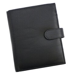 Piniginė Genuine Leather 1249BLL kaina ir informacija | Vyriškos piniginės, kortelių dėklai | pigu.lt